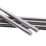 ROTHOBLAAS Threaded Rod Ø8mm x 100cm Galvanized DIN 975 - Threaded Rods for Timber