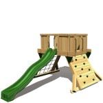 Hy-Land Q1 Outdoor Climbing Frame 4.3x3.1x2.3m | Commercial Wooden Playground Hy-Land Q1 Outdoor Climbing Frame 4.3x3.1x2.3m