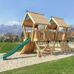 Επαγγελματική Παιδική Χαρά Q4 Ξύλινη 7,4x3,1x4m