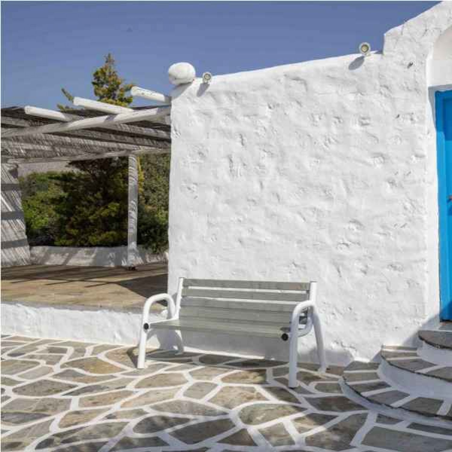Μεταλλικό Παγκάκι Πάρκου με Γκρι Ξύλινες Σανίδες 150x60x76cm - Μεταλλικά Παγκάκια Κήπου & Παραλίας