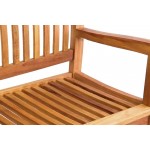 Ξύλινο Παγκάκι Teak 180cm Μασίφ με Πλάτη-Παγκάκια Ξύλινο Παγκάκι Teak 180cm Μασίφ με Πλάτη - Ξύλινα Παγκάκια Τικ