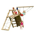 Wooden Swing Module with Ropes Challenger - 2.70m Set KBT-Blue Rabbit | Playgrounds & Swings Swing Module with Ropes Challenger - 2.70m Set KBT