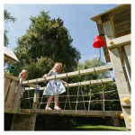 Wooden Bridge with Towing Ropes 65x240cm KBT