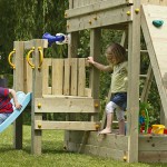 Wooden Slide Platform Module 75x75x150(H)cm KBT-Blue Rabbit | Playgrounds & Swings Slide Platform Module 75x75x150(H)cm KBT-Blue Rabbit