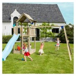 Wooden Swing Module Basic 270cm for Tower Platform (H)150cm KBT | Playgrounds & Swings Swing Module Basic 270cm for Tower Platform (H)150cm KBT