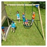 Wooden Swing Module Basic 270cm for Tower Platform (H)150cm KBT | Playgrounds & Swings Swing Module Basic 270cm for Tower Platform (H)150cm KBT