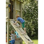 Wooden Climbing Ramp with Rope 150(H)x50cm KBT | Playgrounds & Swings Wooden Climbing Ramp with Rope 150(H)x50cm KBT