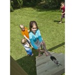 Wooden Climbing Ramp with Rope 150(H)x50cm KBT | Playgrounds & Swings Wooden Climbing Ramp with Rope 150(H)x50cm KBT