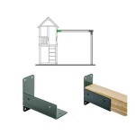 Metallic Swing Corner Universal - Playground