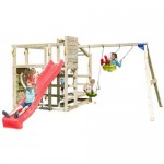 Crossfit Playground Tower Set - Slide Height 150cm Crossfit Playground Tower Set - Slide Height 150cm with Swing Module | Wooden Children's Toys & Constructions