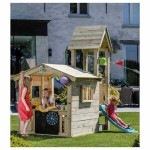 Lookout Playground Tower Set - Slide Height 60cm | Wooden Children's Toys & Constructions Lookout Playground Tower Set - Slide Height 60cm