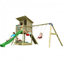 Ξύλινος Πύργος Beach Hut 150cm Blue Rabbit & Προέκταση | Παιδική Χαρά