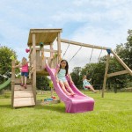 Cascade Wooden Tower 120 cm with Swing Option Cascade Wooden Tower 120 cm with Swing Option - Towers for Children