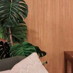 Bamboo Wall Panel 1.25(H)x10m Amazon Shade - Natural Bamboo Panels for Covering & Decoration VersaBoo Plyroll