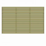 Wooden Panel Harmony 120 (H) x 180cm - Slatted Fence Panels