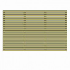 Wooden Panel Harmony 120 (H) x 180cm - Slatted Fence Panels