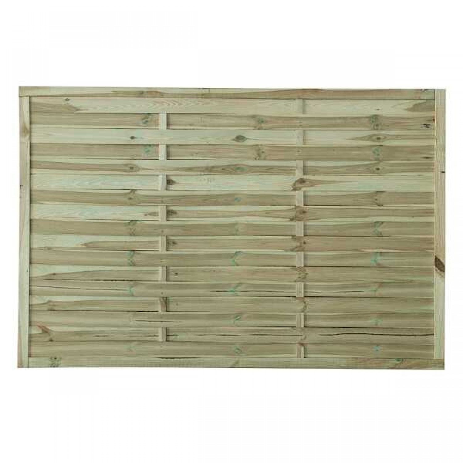 Wooden Panel Blind Wavy 120 (H) x 180cm - Slatted Fence Panel Wooden Panel Blind Wavy 120 (H) x 180cm - Profile Panels