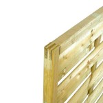 Wooden Panel Blind 90 (H) x 180cm - Slatted Panel Wooden Panel Blind 90 (H) x 180cm - Profile Panels