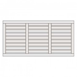 Πάνελς Τάβλα Περίφραξης 90(Y)x180cm - Ξύλινη Περίφραξη