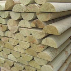 Εμποτισμένο Μισόξυλο Τόρνου Ø7 x 250cm (Χωρίς Μύτη) - Εμποτισμένα Μισόξυλα Τόρνων