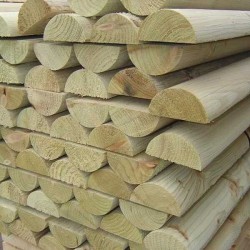 Εμποτισμένο Μισόξυλο Τόρνου Ø10 x 300cm (Χωρίς Μύτη) - Εμποτισμένα Μισόξυλα Τόρνων