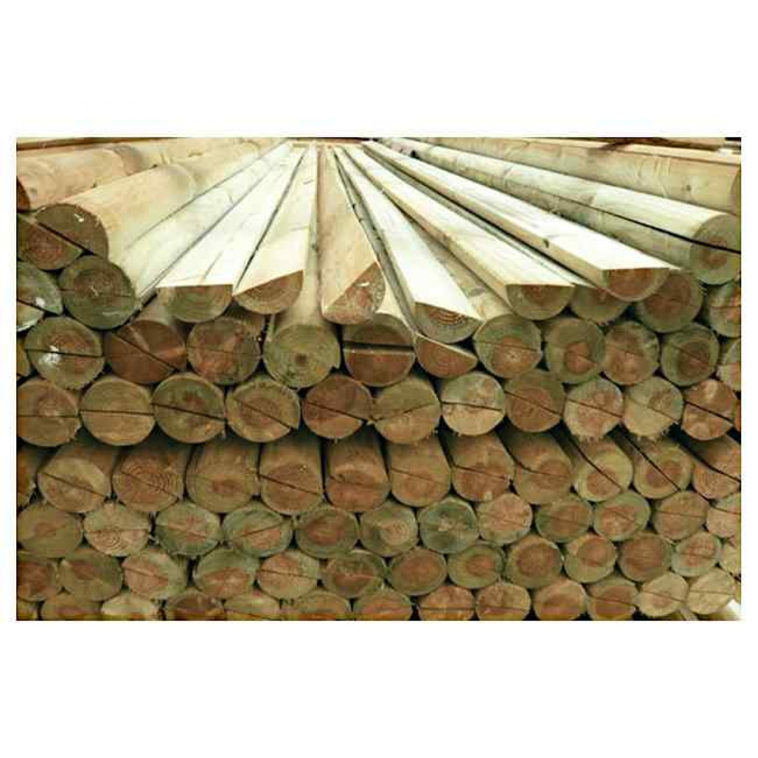Μισόξυλο Τόρνου Εμποτισμένο 12x400cm χωρίς Μύτη Μισόξυλα Τόρνου Εμποτισμένα 12x400cm | Κηπογεωργική