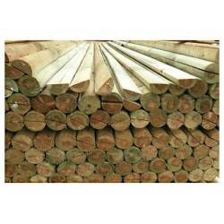Half-Wood Palisade 10x300cm not Pointed | Kipogeorgiki 