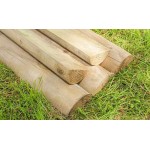 Μισόξυλο Τόρνου Εμποτισμένο 12x400cm χωρίς Μύτη Μισόξυλα Τόρνου Εμποτισμένα 12x400cm | Κηπογεωργική