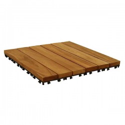 Ξύλινο Πλακάκια Ακακία 30 x 30cm | Πατήματα Κήπου