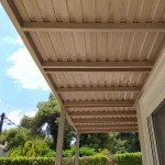 Ξύλινη Πέργκολα με Διπλή Τάβλα 400x400cm Εμποτισμένη - Ξύλινες Πέργκολες με Σκίαση από Διπλές Τάβλες