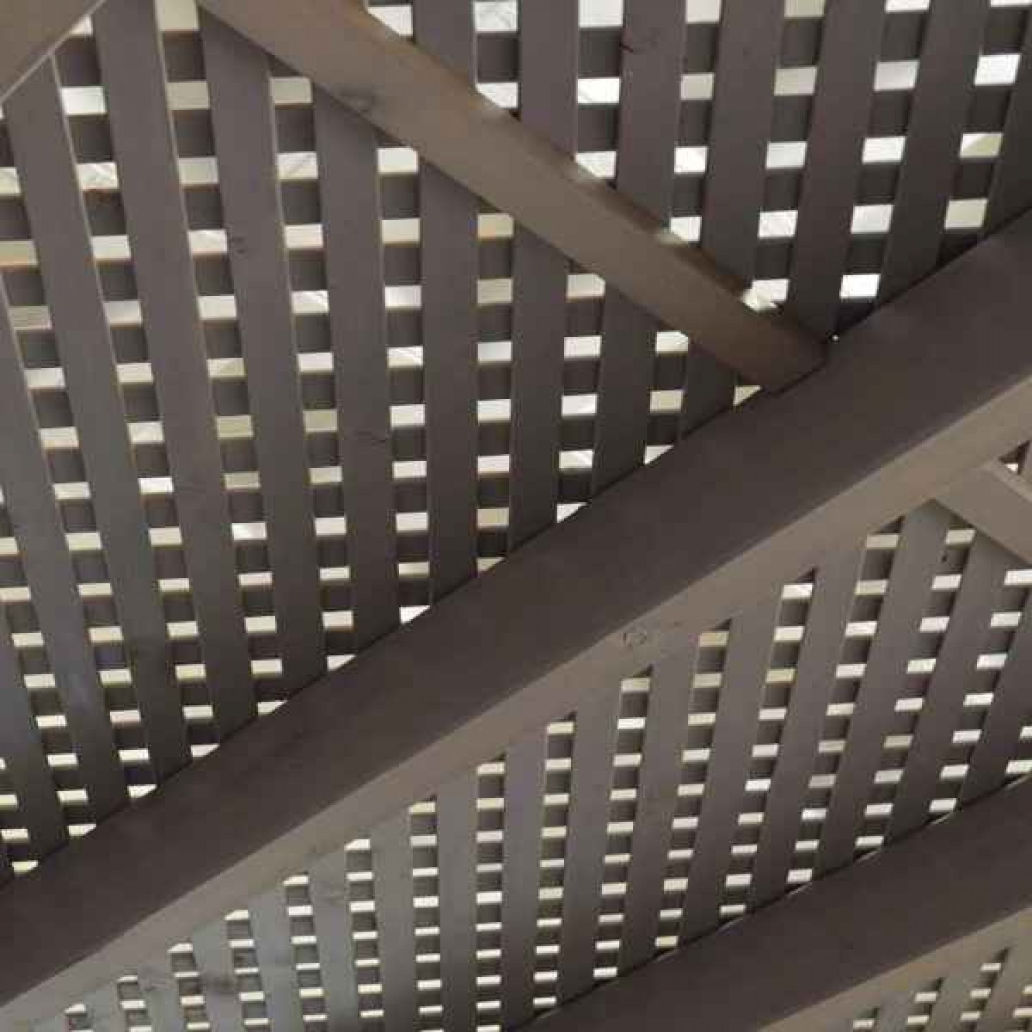 Ξύλινη Πέργκολα με Καφασωτό Privacy 300x300cm Εμποτισμένη - Ξύλινες Πέργκολες με Σκίαση Καφασωτών
