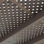 Ξύλινη Πέργκολα με Καφασωτό Privacy 300x300cm Εμποτισμένη - Ξύλινες Πέργκολες με Σκίαση Καφασωτών