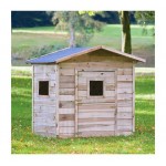 Wooden Child House 155(H)x140x105cm - Kids Playhouses