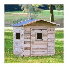 Wooden Child House 155(H)x140x105cm - Kids Playhouses