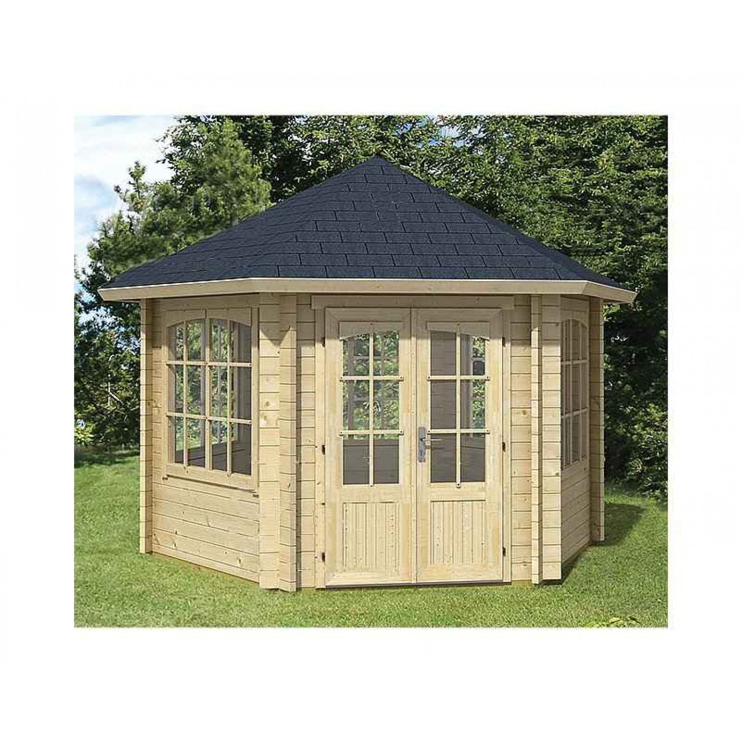 Log House KALYPSO323 x 370cm - Lasita Maja Log House KALYPSO323 x 370cm Lasita Maja - Garden Houses & Sheds