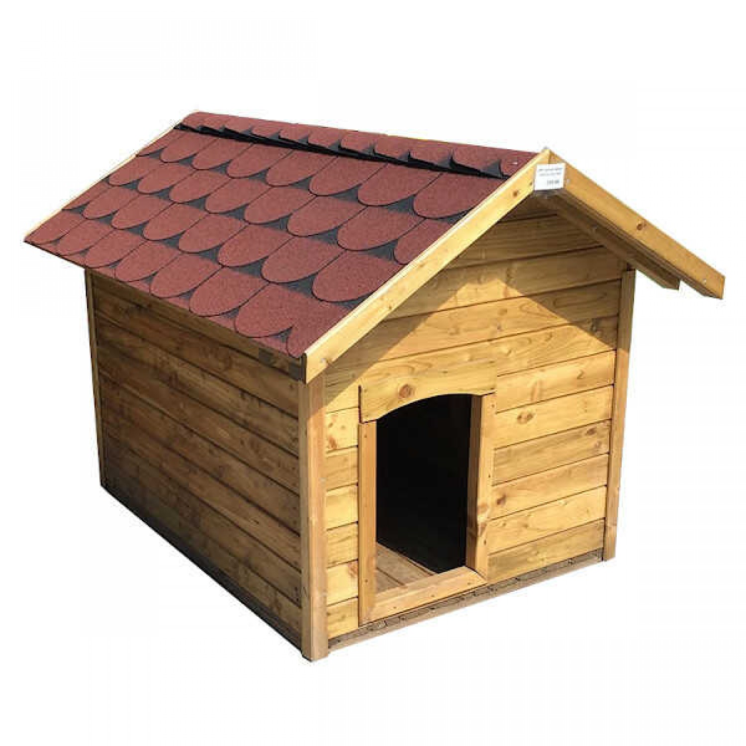 Wooden Dog House 90 x 120 cm - Pressure Treated Timber-Houses for Dogs-Kennels