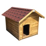 Wooden Dog House 90 x 120 cm - Pressure Treated Timber-Houses for Dogs-Kennels