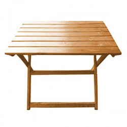 Folding Table Beech Wood Honey Color 70x70x(H)74cm