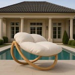 Πολυθρόνα TIGA Natural Touch 119x100x65cm & Μαξιλάρι Ξύλινη Πολυθρόνα TIGA Natural Touch 119x100x65cm & Μαξιλάρι CZILLO - Ξύλινες Πολυθρόνες Εσωτερικού-Εξωτερικού Χώρου