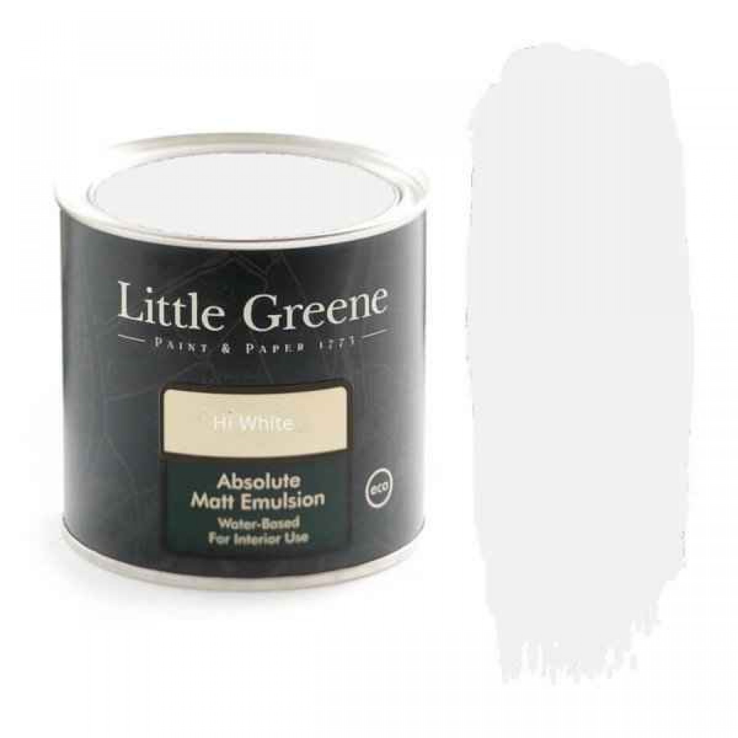 Ματ Πλαστικά Χρώματα της Little Greene - Hi-White | Κηπογεωργική