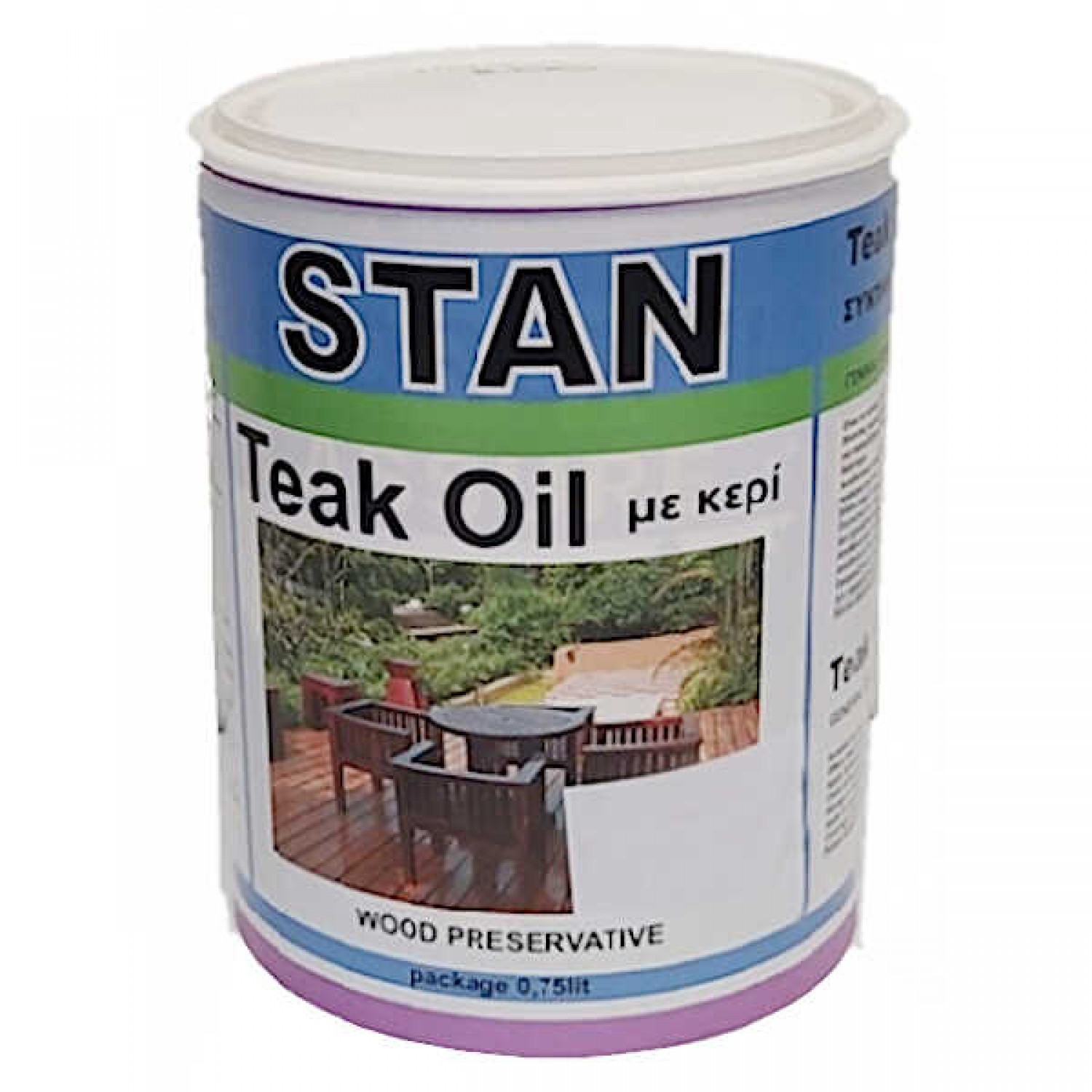 Stan Teak Oil Water with Wax 750ml - Preservatives & Wood Varnishes Stan Teak Oil Water with Wax 750ml