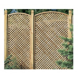 Καφασωτά Διαμάντι Αψίδα LUX (2x2) 120(Y)x180cm - Είδη Περίφραξης