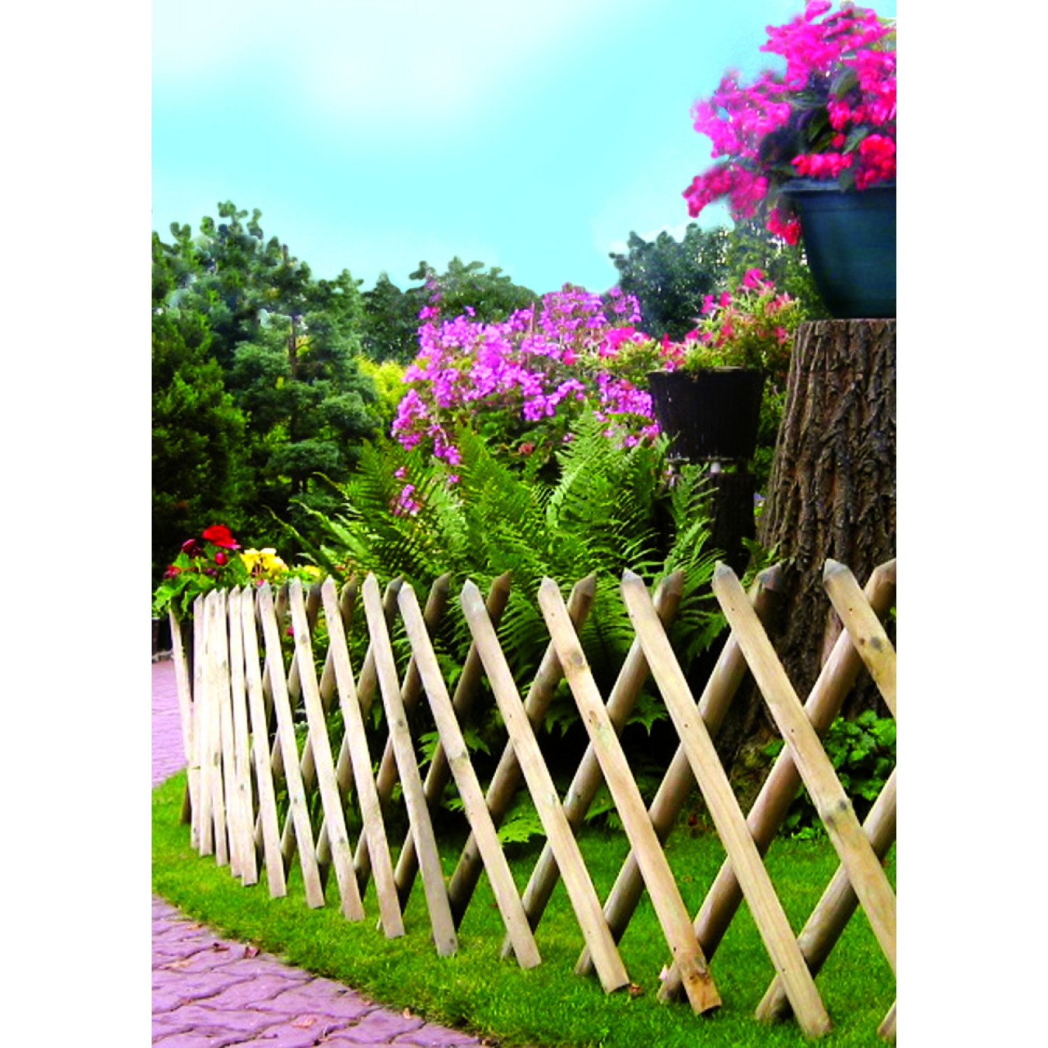 Ξύλινος Φράχτης Ανοιγόμενος 80(Υ) x 250cm Εμποτισμένος Ξύλινος Φράχτης Ανοιγόμενος 80(Υ) x 250cm Εμποτισμένος - Ανοιγόμενοι Ξύλινοι Φράχτες