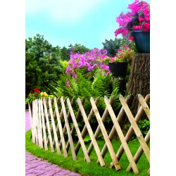 Ξύλινος Φράχτης Ανοιγόμενος 40(Υ) x 250cm Εμποτισμένος - Ανοιγόμενοι Ξύλινοι Φράχτες