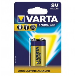 Μπαταρία Αλκαλική 9V Varta Longlife |kipogeorgiki.live