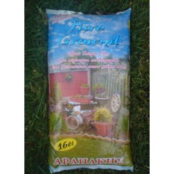 Συσκευασμένο κοσκινισμένο κοκκινόχωμα PURE GROUND 16lt  |kipogeorgiki.live