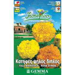 Κατηφές Ψηλός Διπλός Μίγμα 0,9g Σπόροι (Tagetes×erecta)