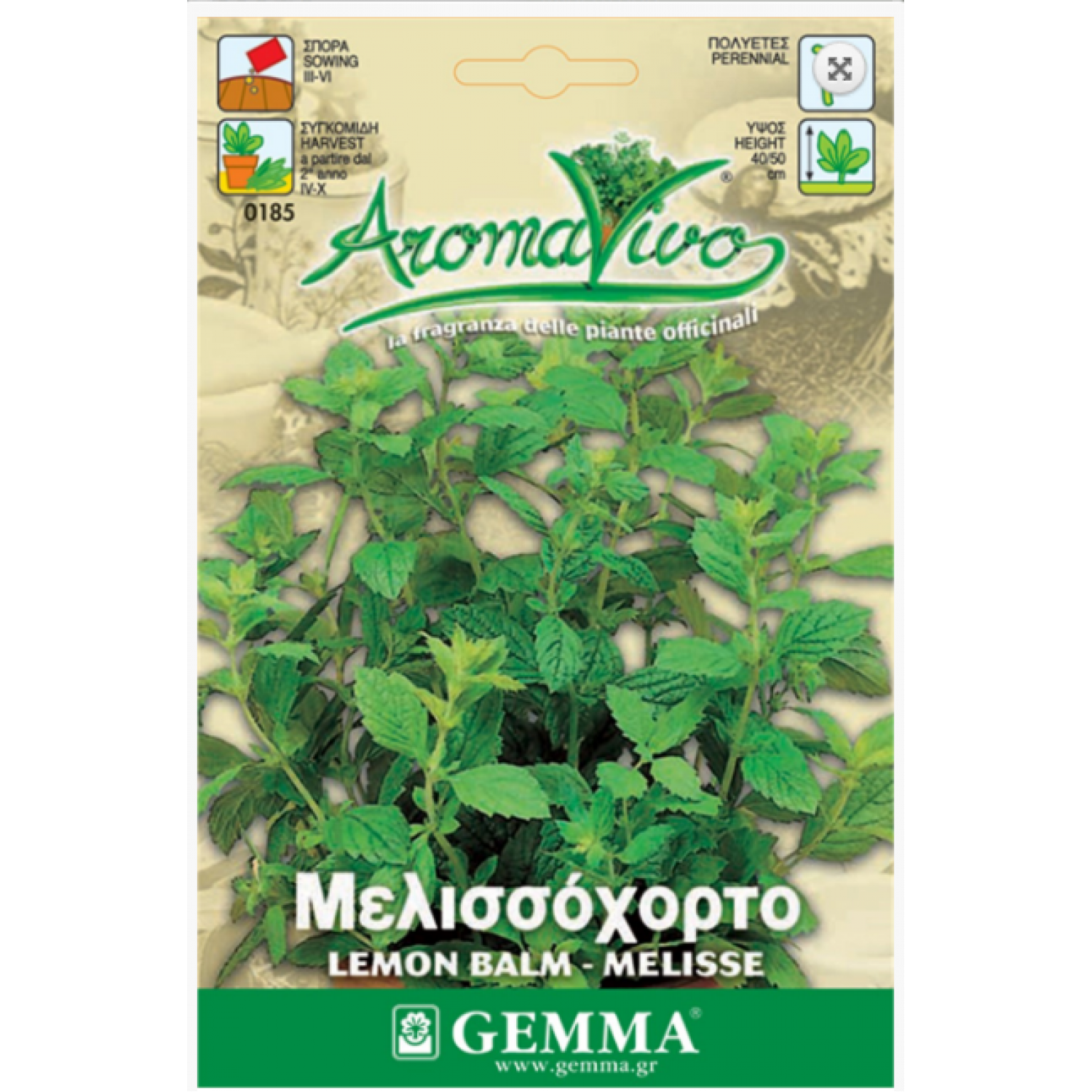 Μελισσόχορτο Σπόροι Φακελάκι 12654 (Melissa officinalis) - Σπόρος για Μελισσόχορτα Μελισσόχορτο Σπόροι Φακελάκι 12654-Melissa officinalis