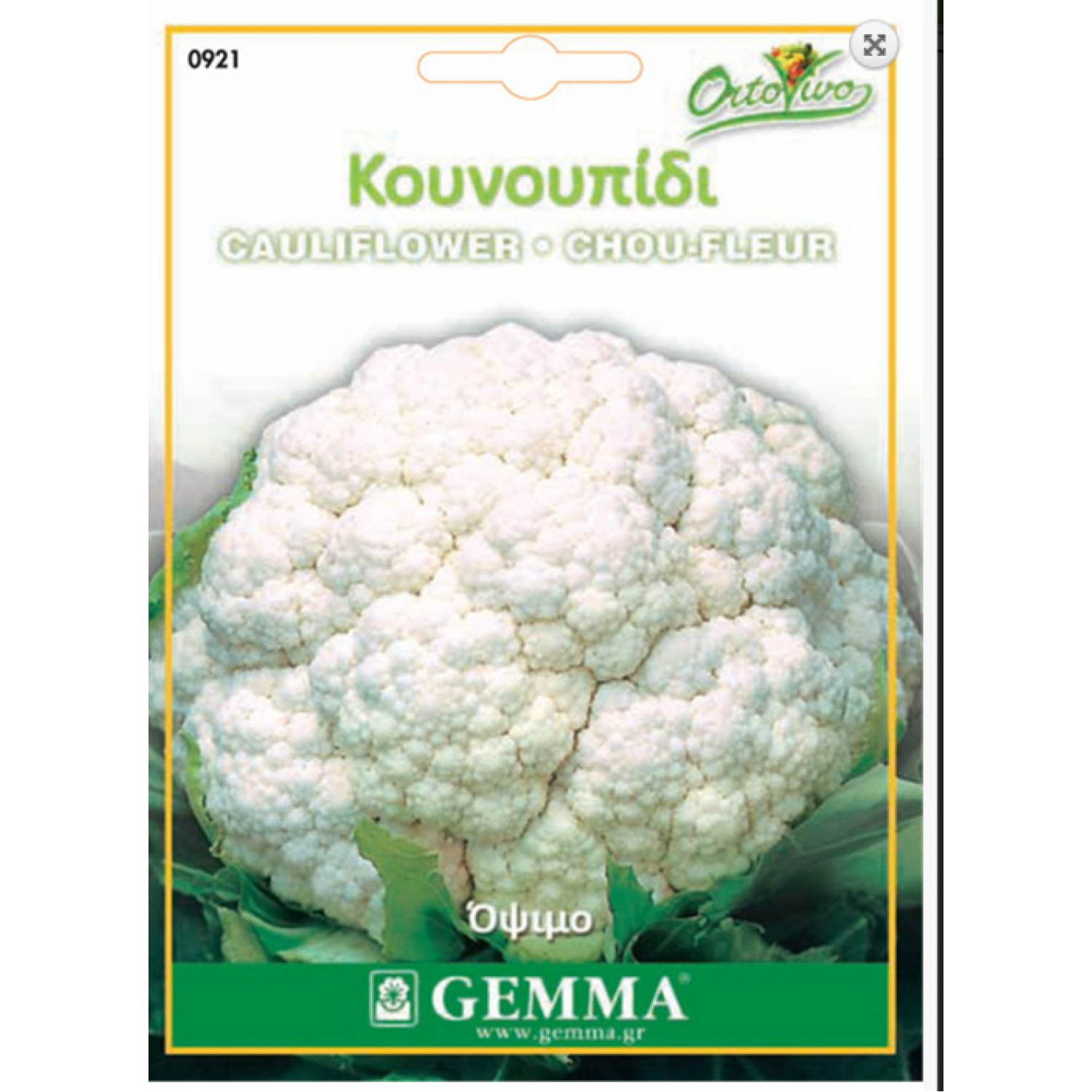 Κουνουπίδι Όψιμο Marzatico Σπόροι (Brassica oleracea var. botrytis) | kipogeorgiki.live