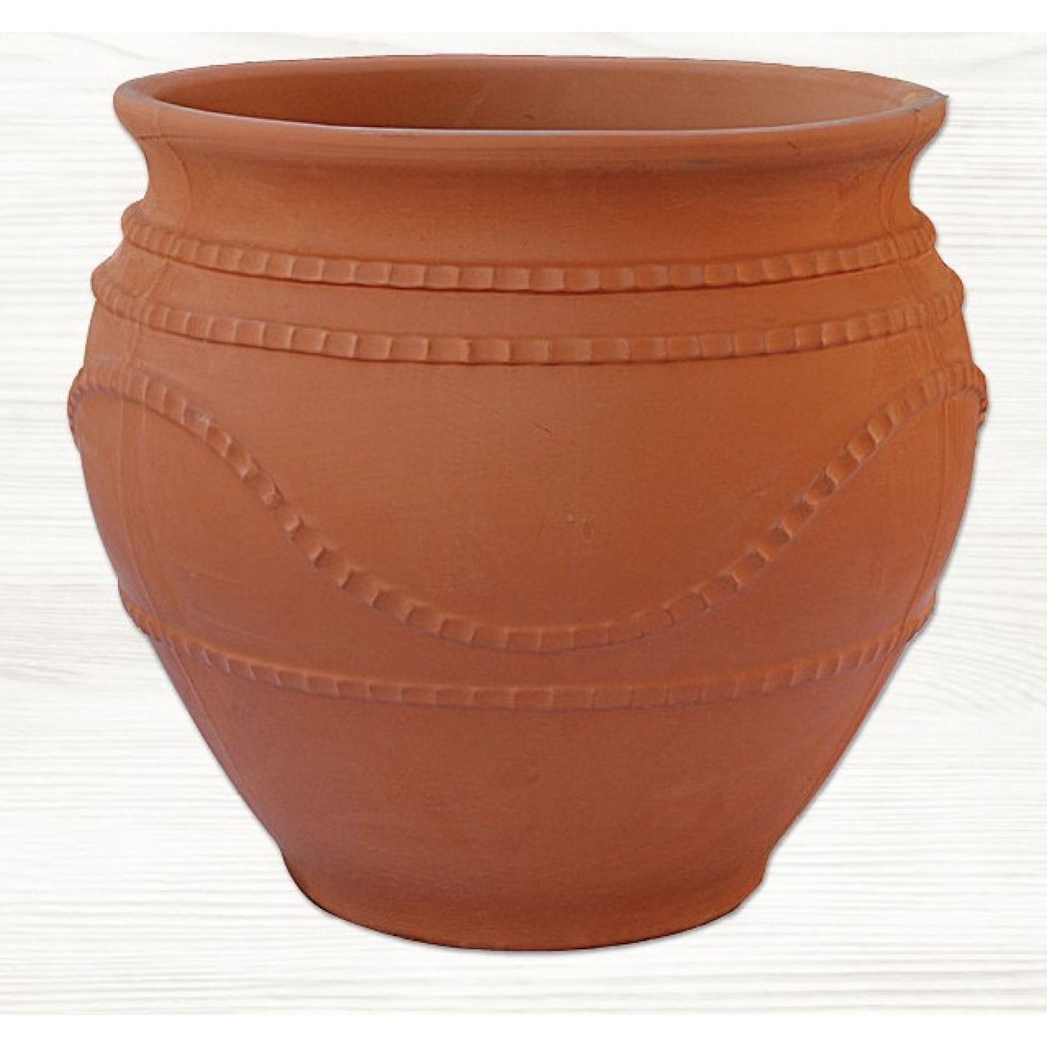 Round Clay Plant Pot CASPO Ø29 x (H)28cm ATTIKA Ceramart